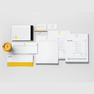 Branded stationery for Paramount Consult